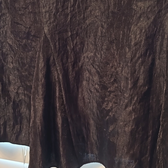 Skirt: After 5, dressy, Black crinkle texture, flare bottom, dressy #10 - Picture 2 of 6